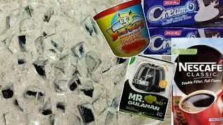 How to make Coffee Jelly With Cream-o Cookies | Easy Coffee Jelly | Dessert | Panghimagas