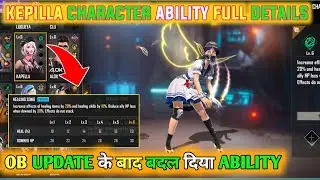 kapella ability free fire || kapella character ability || kapella character ability test