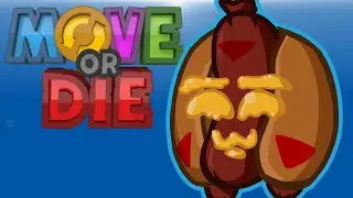 Move Or Die! - DON'T TOUCH MY HOTDOG! (Cartoonz Vs Ohm Vs Squirrel Vs Delirious)