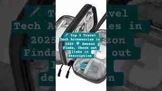 ✈️ Top 5 Travel Tech Accessories in 2025 🌍 #shorts #ytshorts