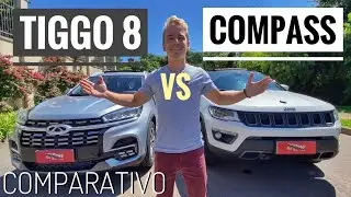 COMPARATIVO: COMPASS VS TIGGO 8. Qual o melhor?