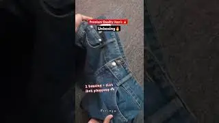 Unboxing High-End Girls Jeans | Super Stylish & Comfortable!🔥#jeans #fashion #unboxing #trending