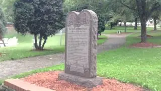 Follansbee WV and the Ten Commandments