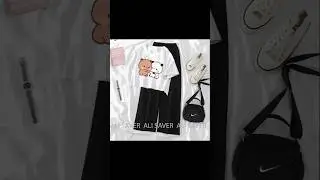 Bubu 🐼 dudu 🐻 t-shirt and trouser 😍😲💗 #aesthetic #oversizedtshirt