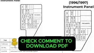 1997 Chevrolet Cavalier Fuse Box Diagram