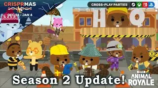 Super Animal Royale - Season 2 and Cross-Play Party have Arrived! [Patch Notes Video]