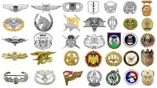 Every U S Military Badge Air force, Army and Navy  Explained