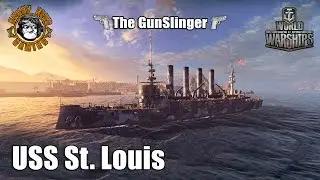 World of Warships: USS St. Louis Gameplay