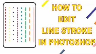 HOW CAN EDIT LINE | how to convert path into selection in photoshop | HOW TO EDIT LINE STROKE