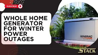 Whole Home Generator for Winter Power Outages