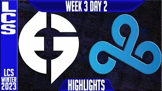 EG vs C9 Highlights | LCS Winter 2023 W3D2 | Evil Geniuses vs Cloud9