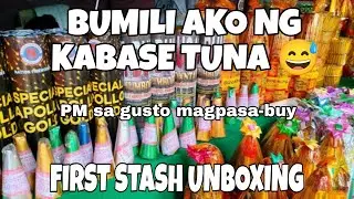 FIRST STASH UNBOXING | For new year's 2026 | Bumili ako KABASE TUNA #paputok #firecracker #fyp