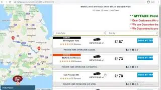 How to book cheap taxi from Bedford, UK to Shrewsbury, UK