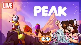 Reaching the top w/ @Chomptera and @Aelexsis | PEAK game (LIVE)