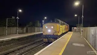 Class 37421 - Colas Rail Freight (Network Rail Ultrasonic Measurement Train) - Northfleet - 06/04/23