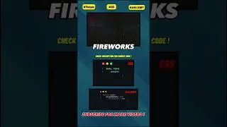 Fireworks using html css Javascript #programming #coding #javascript