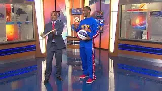 Malcom teaches Bull Bullard a trick