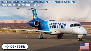 REVIEW | Contour Airlines | Phoenix (PHX) - Vernal (VEL) | Embraer ERJ-135 | Economy