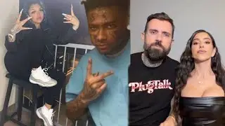 Adam22 Offers Wife LenaThePlug To Blueface After Jaidyn Alexis Plug Talk Appearance