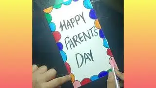 Parents day Drawing|Happy parents day Drawing|Parents day Drawing easy|Easy Poster for parents day