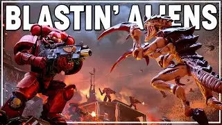 NEW | SPACEMARINES DESTROY TYRANID INFESTATION | Warhammer 40,000: Battlesector Beta Gameplay