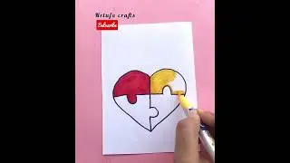 ❤️#nelufacrafts #drawing #satisfying #video #art #crafts #shorts
