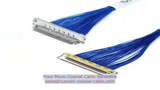 Watch 45 ohm micro coax EU custom length quote Turnkey Systems Integrator Bespoke Factory Delivered