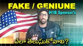 H1B Sponsoring Company's Real/Fake ఎలా తెలుసుకోవచ్చు? #usatelugu #usatelugupeople #h1bvisa #h1b
