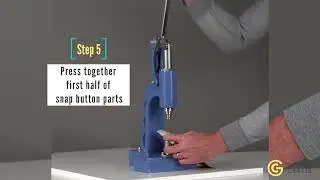 Toggle Press - Securely Setting Ring Snap Fasteners