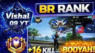 BR Rank Push 👑 || +16 Kill 👹 || Free Fire Highlights || @FreeFireIndiaOfficial @Vishal_09_YT 