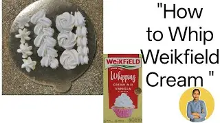 How to Whip Weikfield Whipping Cream  | Stiff Peaks in 5 Minutes | Bakery Basics 