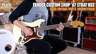 No Talking...Just Tones | Fender Custom Shop '67 Strat HSS Journeyman Aged Vintage White