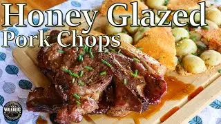 Honey Glazed Pork chops On the Braai | Parmesan crusted Baby Potatoes | How to make Sticky Pork BBQ