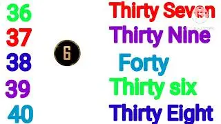 Match numbers 21 to 50 with their spelling | class ukg math worksheet for kids | Kid learning video
