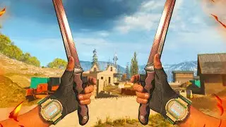 I USED THE IMMORTAL SLASH SWORDS AGAIN in Warzone and a player got so mad they punched their desk