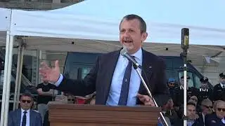 Giuramento di 90 nuovi vice ispettori di Polizia Penitenziaria ieri sul lungolago di Pallanza
