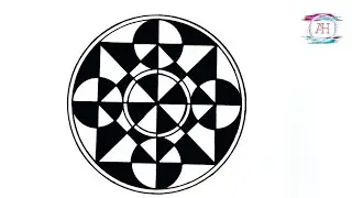 #1#Geometry Circle Design Art/How to draw a Circle, Square and triangle step by step