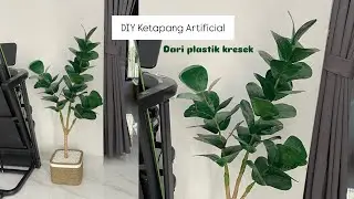 DIY membuat ketapang artificial dari plastik kresek