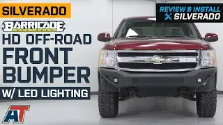 2007-2013 Silverado 1500 Barricade HD Off-Road Front Bumper w/ LED Lighting Review & Install