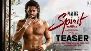 SPIRIT - Concept Trailer | Rebel Star Prabhas | Sandeep R Vanga |  Triptii | vivek  | FanMade Ai