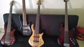 Bass Collection: Ibanez, Schecter, and Warrior