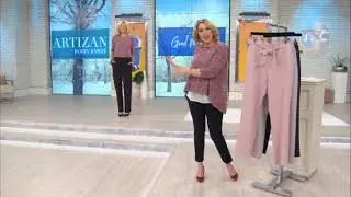 Paper Bag Waist Pant with Sash