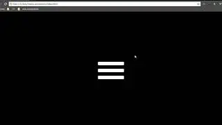 Simple Menu Bar Animation || HTML and CSS only