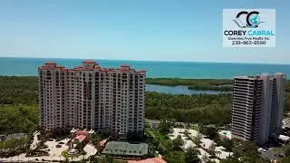 Pelican Bay Naples Florida video of all high rises North to South