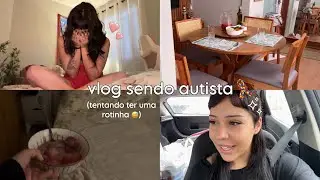 Vlog TENTANDO ter uma rotina sendo autista