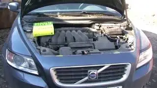 Вольво / Volvo c30, s40, v50  2.4л Замена воздушного фильтра