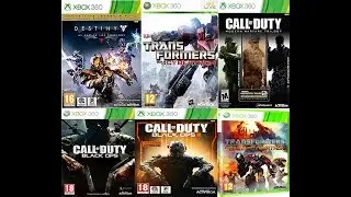 8 juegos para xbox 360,cod,destiny etc