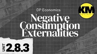 IB Economics 2.8.3: Отрицательные потребительские экстерналии и товары-дефициты