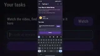 Lazy ways to make money tapswap code #tapswapcode #code #game #task #codes #telegram #crypto