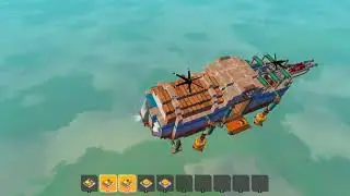 helicopter robot in Scrap Mechanic !!!(Wing mod | 1920p)